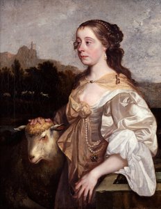A Lady as a Shepherdess by John Greenhill
